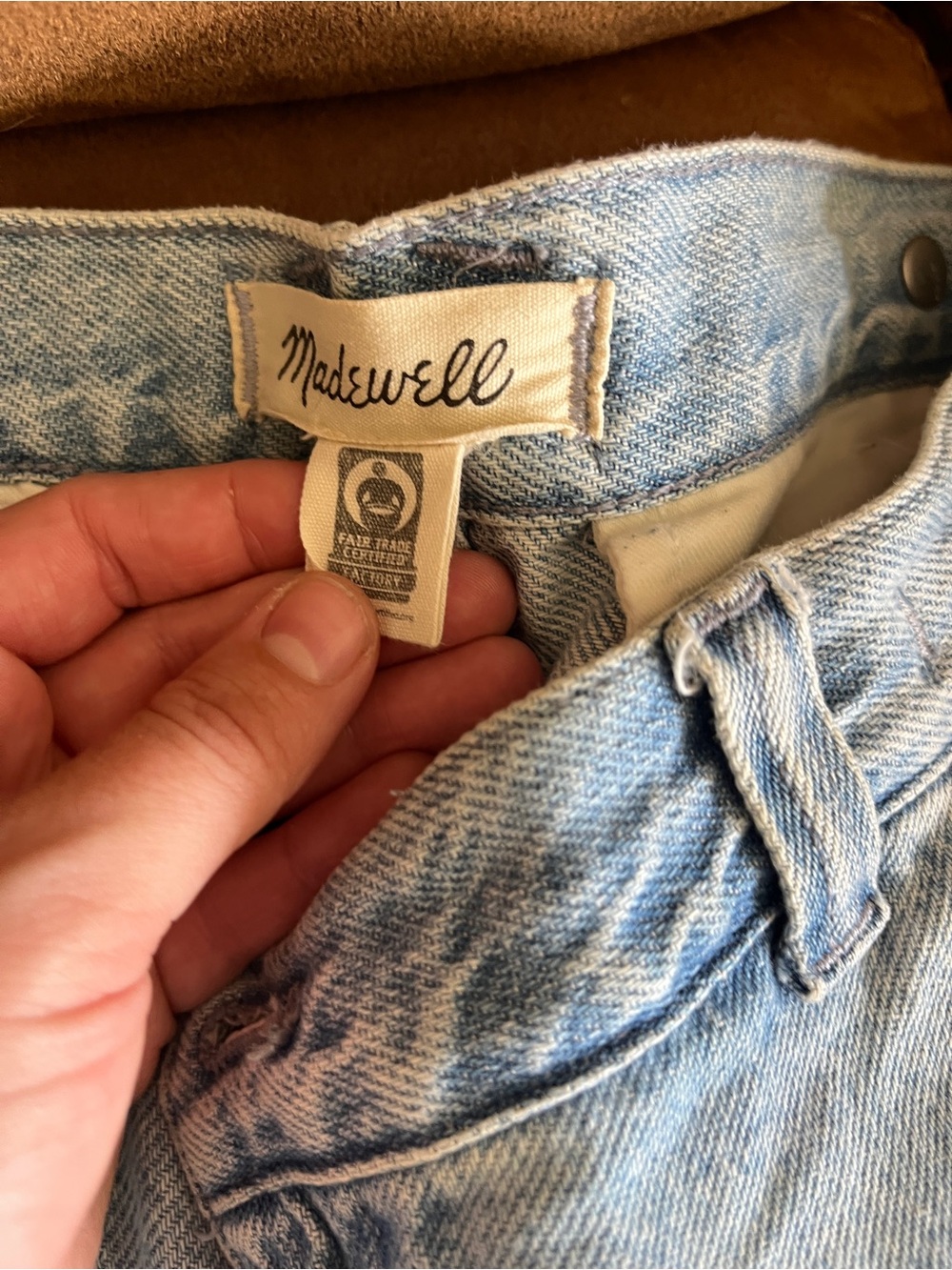 Madewell Low-Slung Light cargo Women's Jeans - Size 28 - Picture 2 of 3